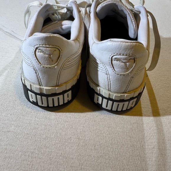 Puma Classic White and Black Sneakers - Picture 2 of 7